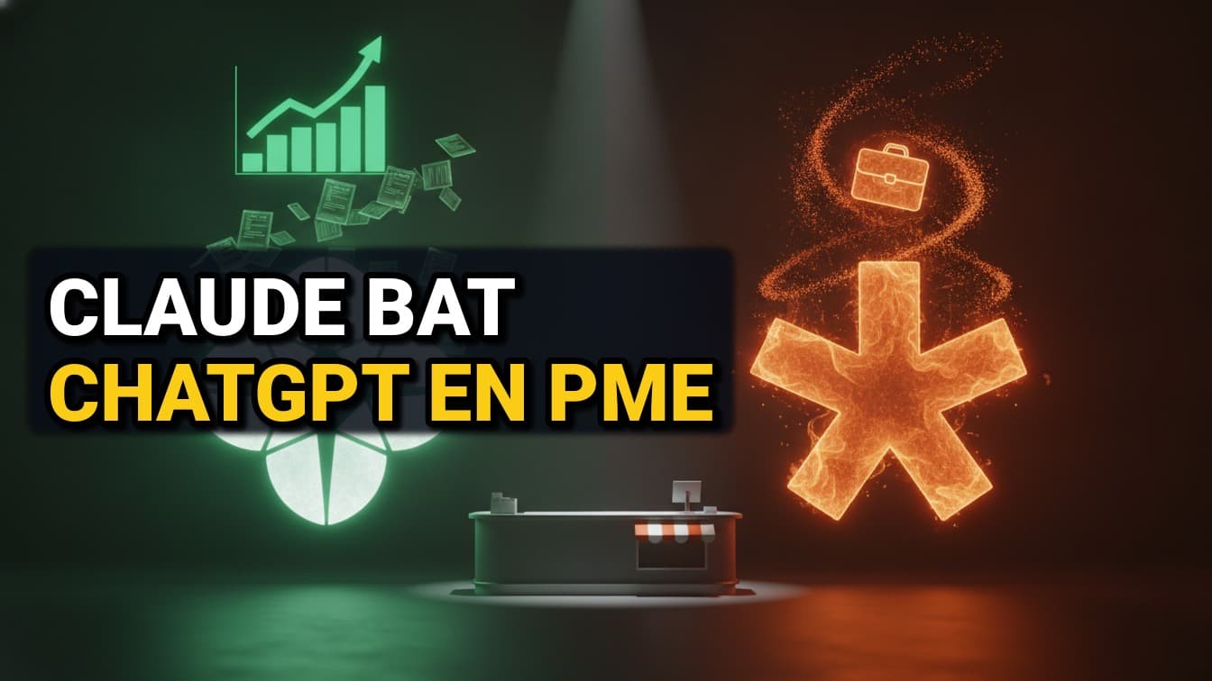 ChatGPT ou Claude pour votre PME en 2026 ? Prix, confidentialité, agents, intégration : le comparatif terrain avec verdict et critères de décision concrets.